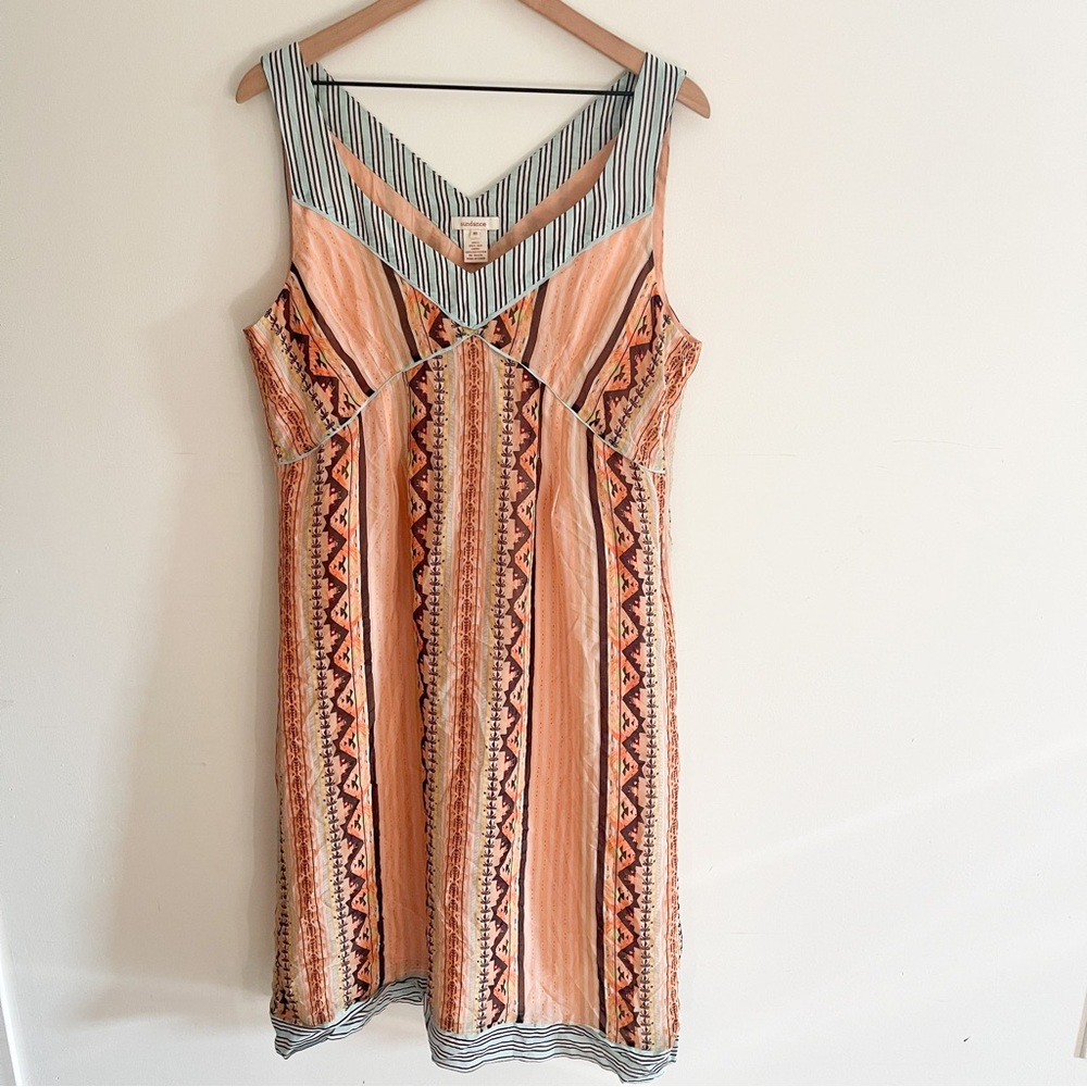 Sundance Sleeveless 100% Silk Dress